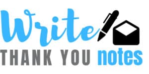 write thank you notes logo