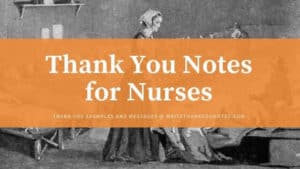 thank you notes for nurses