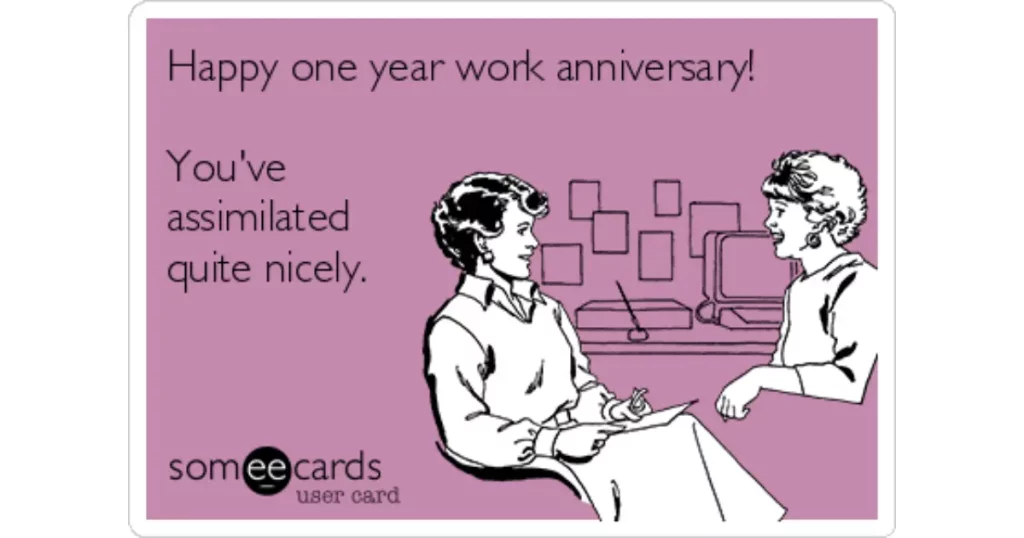 Thank-You Responses to Work Anniversary Congratulations