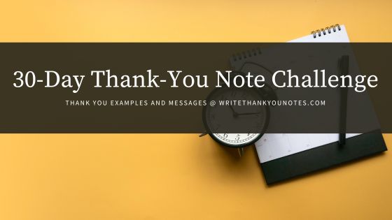 A Thank-You Note Challenge: Transform Your Life in 30 Days
